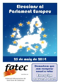 Rètol eleccions europees 2014